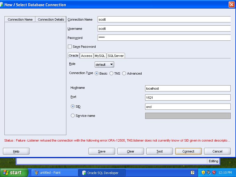 مساعدة : لا استطيع الدخول علي الداتا بيز