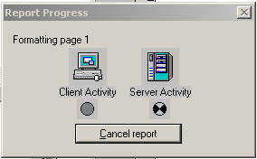 هل من طريقة لالغاء او اخفاء زر Cancel Report