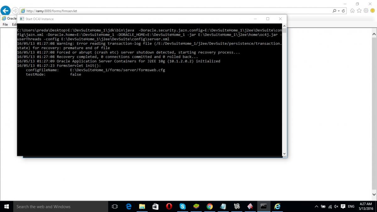 استفسار عن رسالة خطأ  This Sid Orcl Is Exsist
