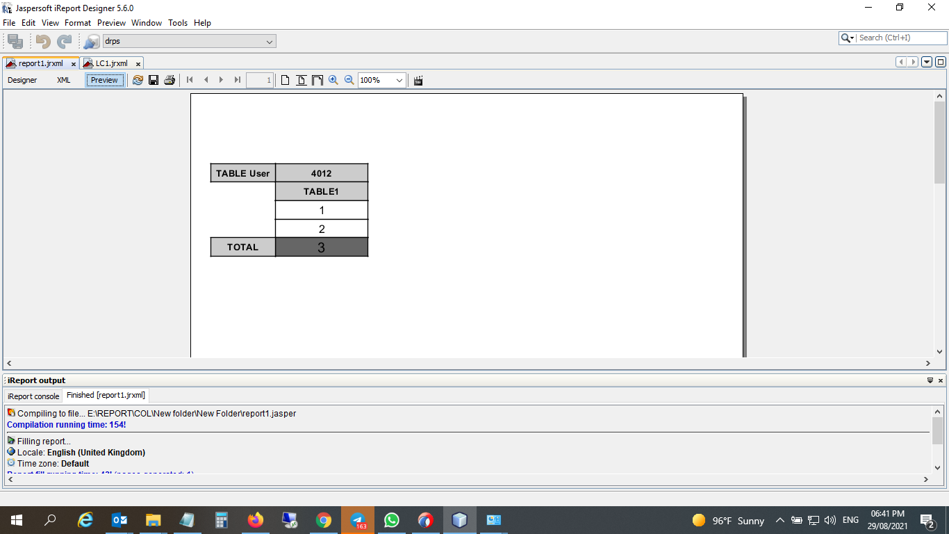 jasper report group sum variable